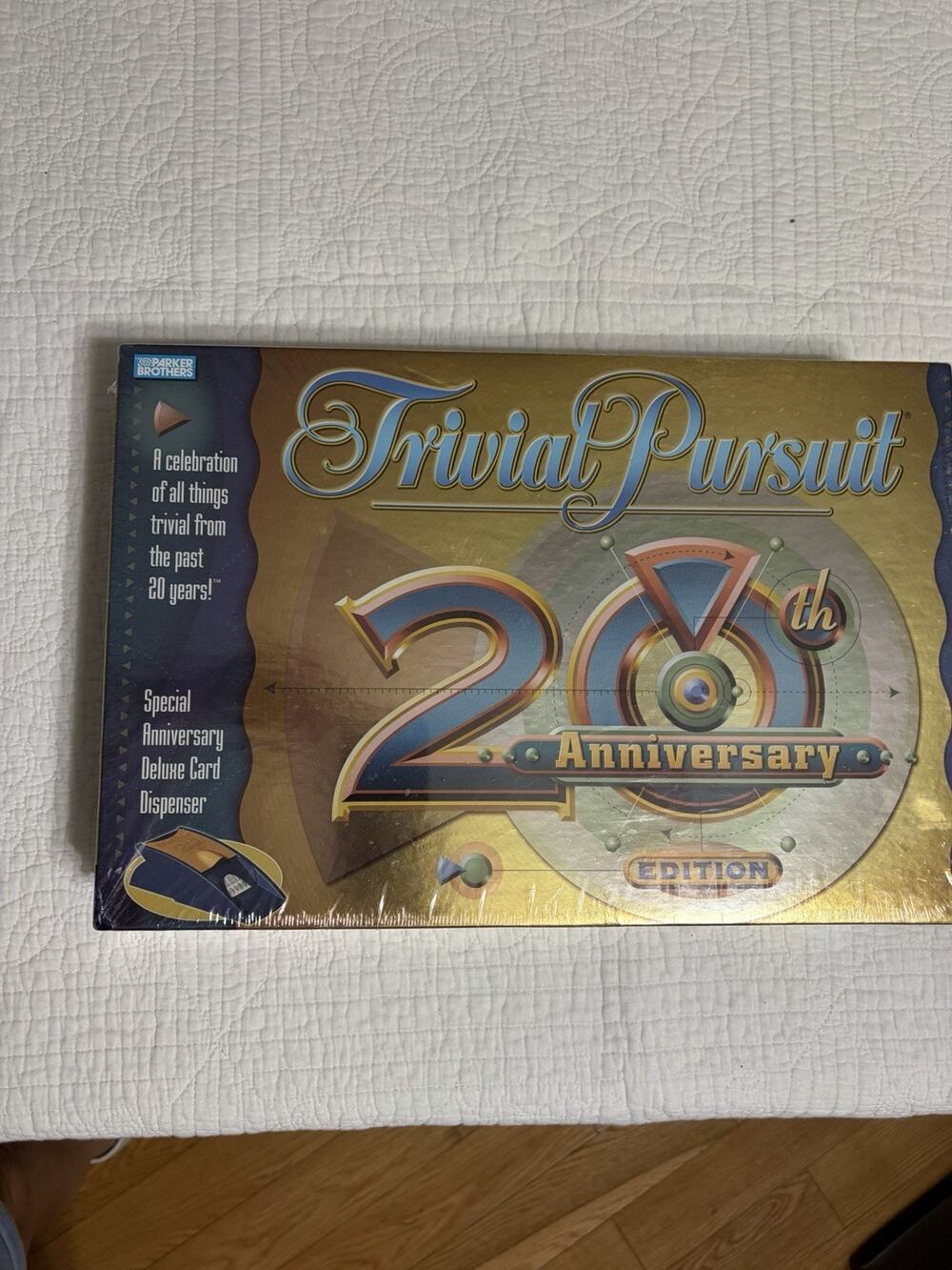 Parker Brothers Trivial Pursuit 20th Anniversary Deluxe Dispenser 2002